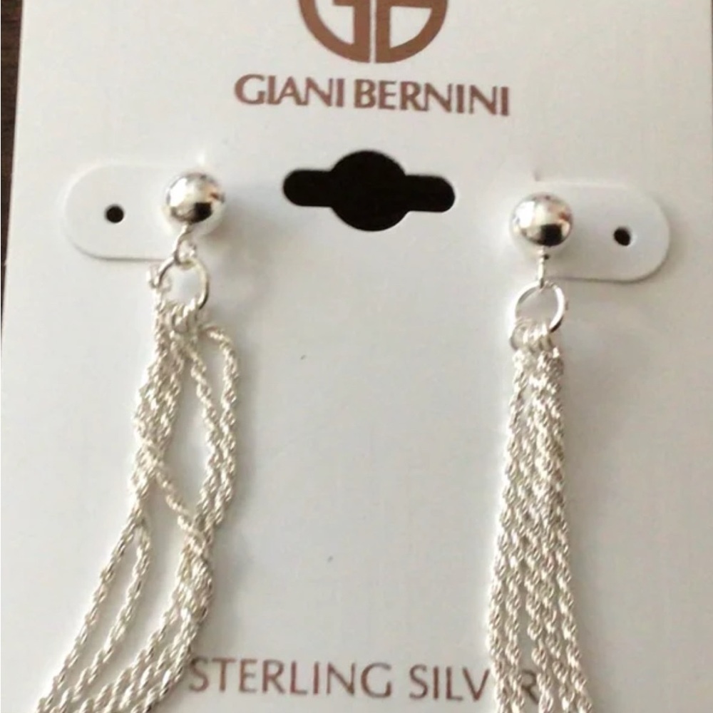 Giani Bernini Silver Tassel Earrings
